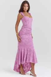 Cesca Rose Pink Floral Maxi Dress | Dress In Beauty